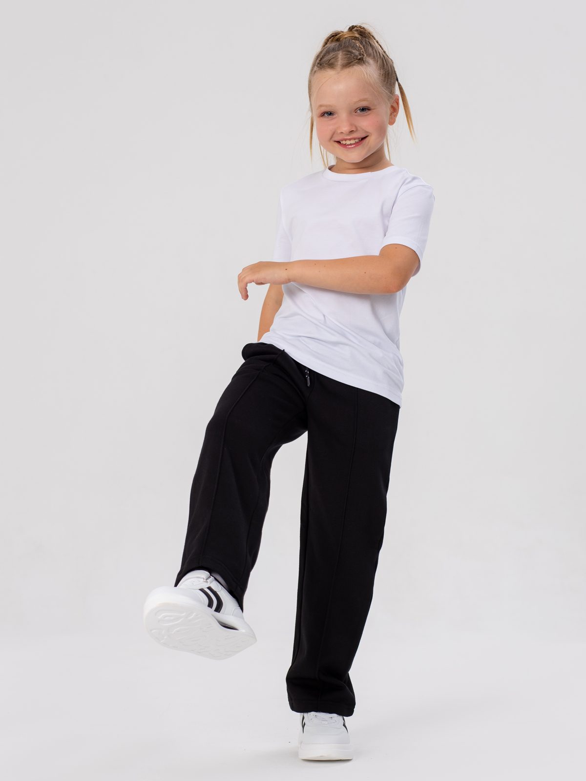 Брюки трикотажные для девочки Kapika GBP02J-99