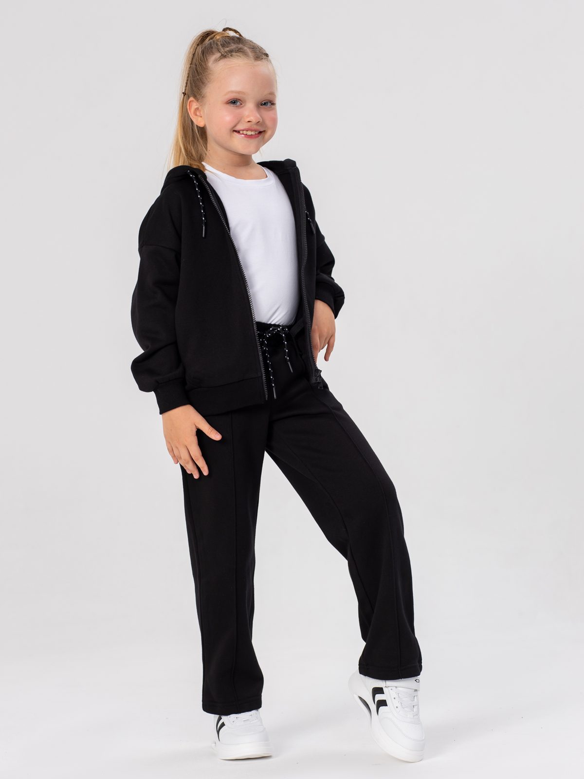 Брюки трикотажные для девочки Kapika GBP02J-99